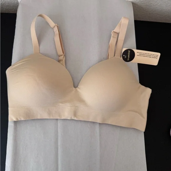 Truekind Supportive Comfort Wireless
Shaping Bra Nude/Beige  Size Large NWT - Picture 2 of 8